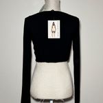 Naked Wardrobe | Ruched Longsleeve Crop Photo 3