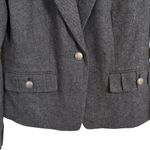 Banana Republic  Blue Gray Wool Blend Tweed Blazer Jacket Lined Women’s Size 6 Photo 1