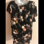 Torrid  Textured Print Blouse Flutter Short Sleeve 2X Dressy Career Business Wear Photo 6