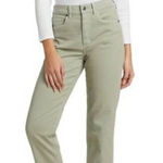 Veronica Beard Blake Classic Straight High Rise Jeans in Sage Green Size 25/0 Photo 0