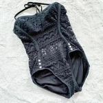 Robin Piccone  Black Swimsuit size 6 Photo 0