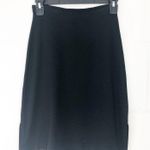 Merona  Vintage High Waisted Women's Black Straight Skirt w/Side Slits Size XS Photo 0