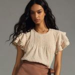 Anthropologie By  | Pintuck Lace Blouse M Photo 2