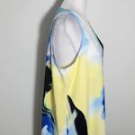 Blue and Yellow Sleeveless Shift Dress Size 8 Alfani Wedding Guest Dress Photo 5