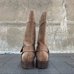 Cole Haan  Nike Air beige tan riding moto boots 10M Photo 4