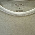 Arizona Jeans Arizona Jean Company Cream Fitted Short Sleeve Tee Photo 2