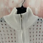 Grace Karin  White Hollow Out Cap Sleeve Lightweight Sweater Photo 8