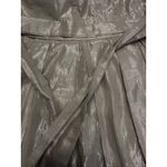 TFNC Strapless Mini Dress w Belt Champagne Gold Shimmery Party Cocktail size S Photo 2