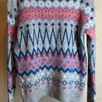 st. john's bay  Women's Multicolor pullover long sleeve FairIsle sweater|Size:M Photo 12