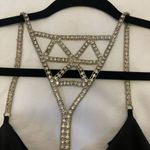 Frederick's of Hollywood  Y2K Bling Diamond Strap Tank Top Size Small Photo 1
