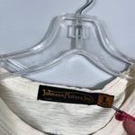 Johnson Motors Women's Cream Fitted Baby Tee NWT Bikercore Biker Large L Racing Photo 4