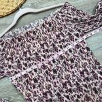 Free People  pretty petal smocked off shoulder‎ bodysuit Photo 3