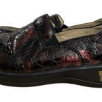 Alegria Keli Burgundy Professional Leather Clogs Size 37 Women Shoes Comfort Photo 0