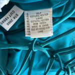 COLORS Teal Strapless Mermaid Lace Photo 7