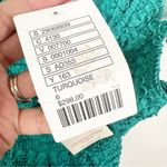 Anthropologie NWT Yoana Baraschi New Light Dress Turquoise Mesh Textured Size 6 Photo 9
