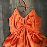 French Connection  Top Orange Halter Photo 0