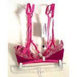 For Love & Lemons High Waist Lace Garter Belt Pink Size XXS NEW Photo 1