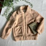 Elodie  Faux Shearling Teddy Zip Up Jacket Small Photo 0