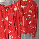 Kate Spade : Red Christmas Theme Pajamas- Soft- XL Photo 6