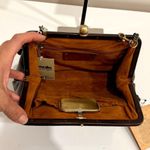 Patricia Nash NWT Ealing Frame Bag W/ Chain Straps Chocolate Medium Photo 9