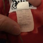 Vintage 90s bright red floral mini dress Size M Photo 3