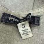 Urban Outfitters Whitney Denim Mini Dress Olive Green Women’s Medium Photo 3