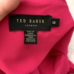 Ted Baker  Tilliey Cowl Neck Sleeveless Dress In Bright Fuschia Pink US 14 or 6 Photo 12