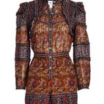 Sea New York Multicolor Paisley Jumpsuit Red Size 8 Photo 0