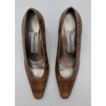 Margaret Jerrold Heels Pumps 1980's S 7.5 Crocodile Leather Spain NWOB Vintage Size undefined Photo 8