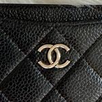 Chanel Interlocking CC Logo Card Holder black caviar Photo 1