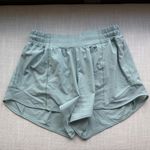 Lululemon Hotty Hot Short *Long 4" in Hazy Jade | 6 tall Photo 2