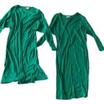 Modular Knits Dress & Cardigan Set Green Photo 3