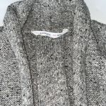 Athleta Wool Blend Sweater Vest Sz XXS Gray Belted Cardigan Sleeveless Collared Photo 2
