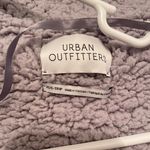 Urban Outfitters Purple Fluffy Teddy Jacket/Hoodie Photo 4