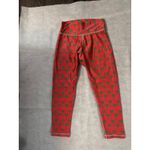 Tepuy Activewear Palm Tree Pink & Green Leggings XS Coconut Girl Athleisure Boho Photo 3