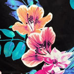 Lands' End Lands’ End Wrap Underwire Tankini Swimsuit Black Hibiscus Floral Plus Size 22W Photo 10