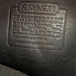 Coach Vintage #9947 "Vista" Black Leather Crossbody Bag Purse Saddle 90’s Photo 6