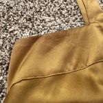 Victoria's Secret  gold silk sleeveless tank top size P Photo 10