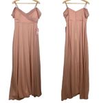 Birdy Grey  Pink Bridesmaid Dress Spence Convertible Rose Chiffon Prom Small Photo 3