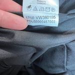 Vera Wang White  Dress Womens 8 Black Crinkle Chiffon Trumpet Hem Strapless Gown‎ Photo 13