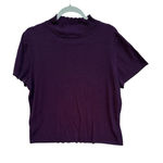 Sag Harbor   women’s Rich Purple Short Sleeve Tee Photo 0