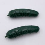 Vintage Heinz Pickles Pins Set of 2 Miniature 90s Y2K Pittsburgh Kitschy Green Photo 1