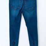 Free People New Jet Denim Low Rise Baltic Crop Skinny Blue Jeans Women Size 25 Photo 2