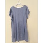Eileen Fisher  Large Tunic Top T Shirt Dress Cover UP Short Sleeve Side Slits Photo 6