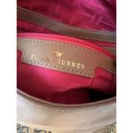 Elaine Turner  Shoulder Bag M Tan Leather Adjustable Magnetic Closure Retro Glam Photo 6