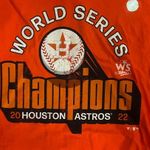 Fanatics  Houston Astros baseball World Series orange short sleeve shirt Photo 1