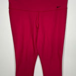 Nike  hot‎ Pink dri fit Capri leggings size large Photo 0