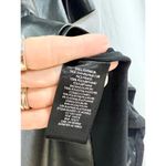 Alice + Olivia  Inka Vegan Leather 3/4 Sleeve Bodycon Mini Dress Black Size US 10 Photo 4