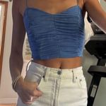 Glassons  Top Blue Crop Photo 1