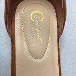 C comfort est 1946 brown and denim wedged sandals size 9 Photo 2
